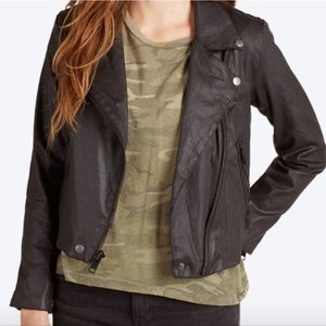 Current/elliot The Soho Biker in Black Coated